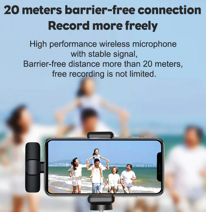 Lavalier Microphone Wireless Audio mini mic