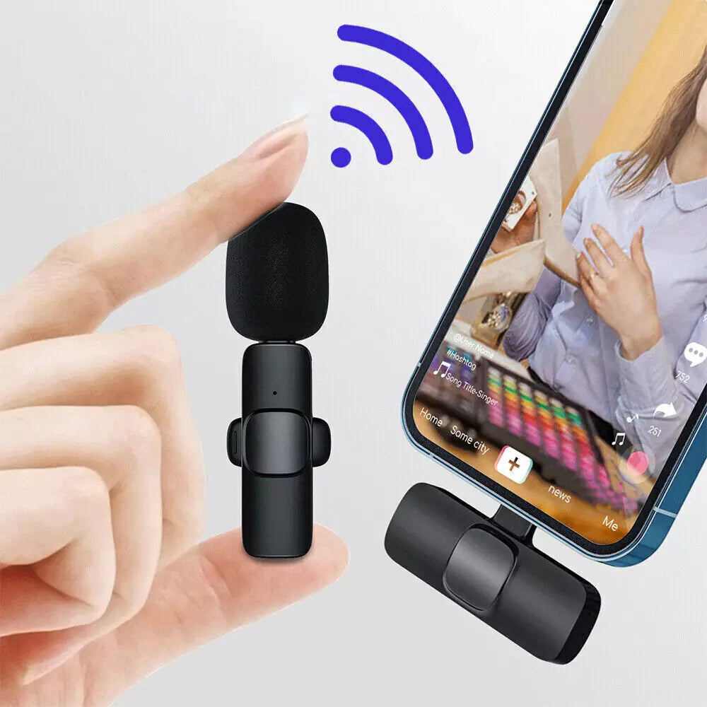Lavalier Microphone Wireless Audio mini mic